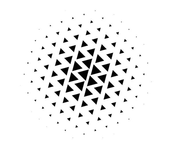 Dreieck Halbtonige Textur Muster Geometrisches Eckiges Vektordesign Element Illustration Aktienvektorillustration — Stockvektor