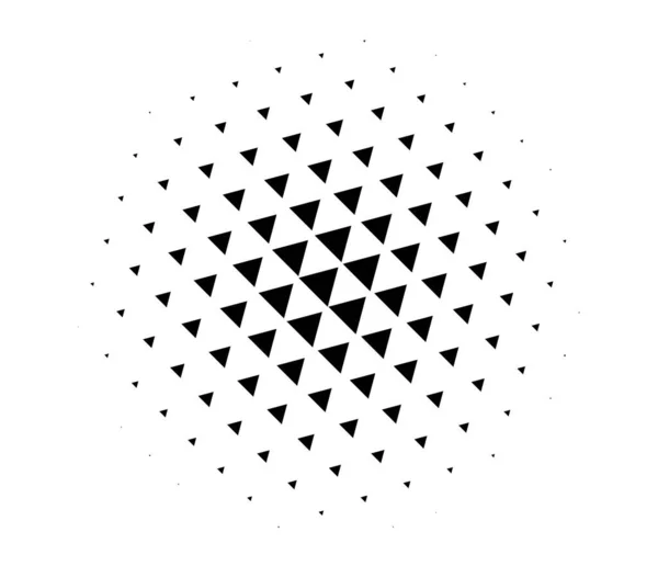 Triangelformad Halvkonsistens Mönster Geometrisk Vinkelvektor Designelement Illustration Stock Vektor Illustration — Stock vektor