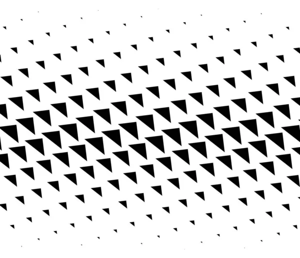 Háromszög Féltónusú Textúra Minta Geometrikus Szögletes Vektor Tervezési Elem Illusztráció — Stock Vector