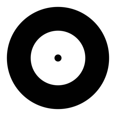 Basit dairesel, ışıyan ve eşmerkezli daireler. Hedef, hedef, hedef simgesi, sembol - stok vektör illüstrasyonu, klip- sanat grafikleri