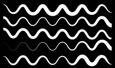 Çizgi, çizgi elementi bozulmuş, deforme olmuş efekt