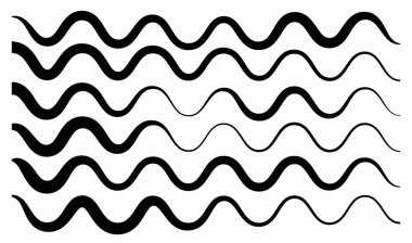 Çizgi, çizgi elementi bozulmuş, deforme olmuş efekt