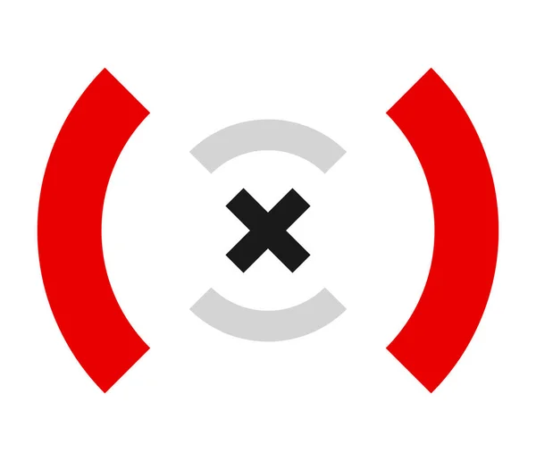 Tanda Target Crosshair Ticle Dan Ikon Viewfinder Simbol Gambar Vektor - Stok Vektor