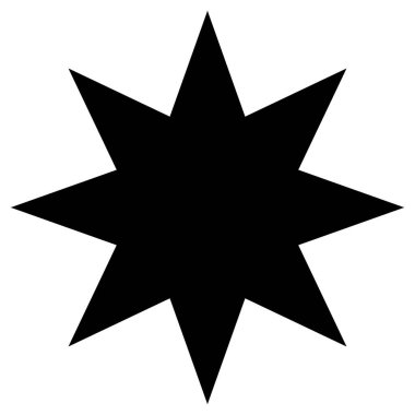 Yıldız sembolü, yıldız simgesi vektörü