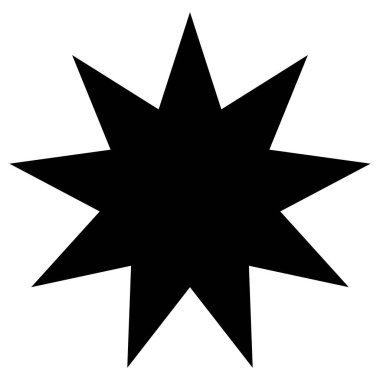 Yıldız sembolü, yıldız simgesi vektörü