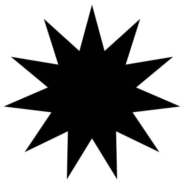 Yıldız sembolü, yıldız simgesi vektörü