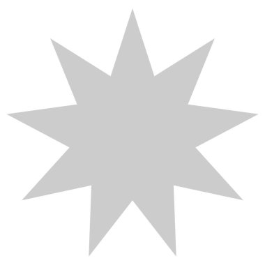 Yıldız sembolü, yıldız simgesi vektörü - stok vektör illüstrasyonu, klip- sanat grafikleri