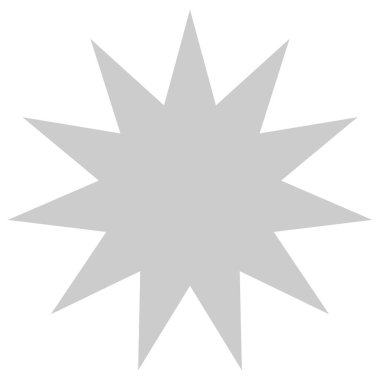 Yıldız sembolü, yıldız simgesi vektörü - stok vektör illüstrasyonu, klip- sanat grafikleri