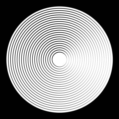 Eş merkezli, dairesel, ışıldayan daireler, halkalar