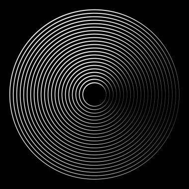 Eş merkezli, dairesel, ışıldayan daireler, halkalar