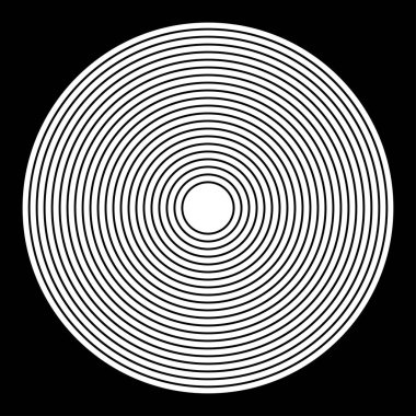 Eş merkezli, dairesel, ışıldayan daireler, halkalar