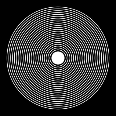 Eş merkezli, dairesel, ışıldayan daireler, halkalar