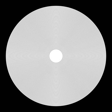 Eş merkezli, dairesel, ışıldayan daireler, halkalar
