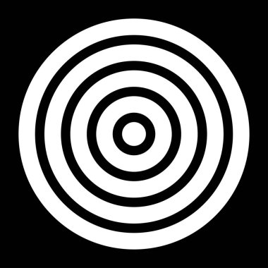 Eş merkezli, dairesel, ışıldayan daireler, halkalar