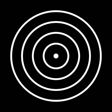 Eş merkezli, dairesel, ışıldayan daireler, halkalar