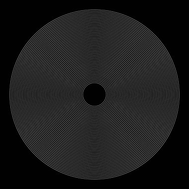 Eş merkezli, dairesel, ışıldayan daireler, halkalar