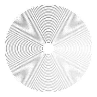 Eş merkezli, dairesel, ışıldayan daireler, halkalar