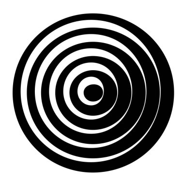 Eş merkezli, dairesel, ışıldayan daireler, halkalar