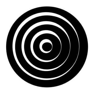 Eş merkezli, dairesel, ışıldayan daireler, halkalar