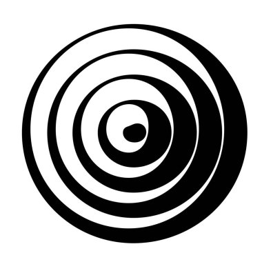 Eş merkezli, dairesel, ışıldayan daireler, halkalar