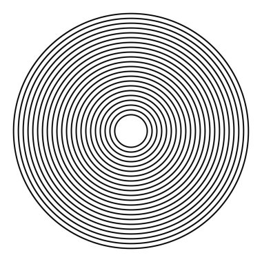 Eş merkezli, dairesel, ışıldayan daireler, halkalar