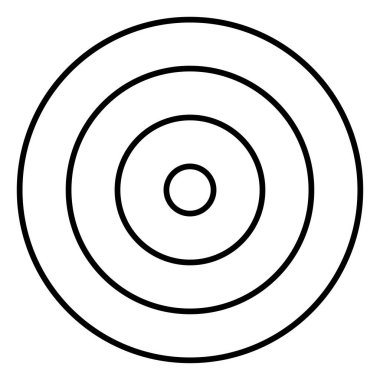 Eş merkezli, dairesel, ışıldayan daireler, halkalar