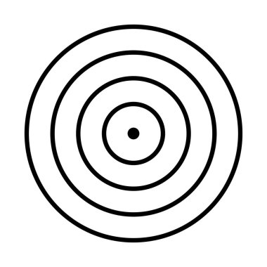 Eş merkezli, dairesel, ışıldayan daireler, halkalar