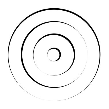 Eş merkezli, dairesel, ışıldayan daireler, halkalar