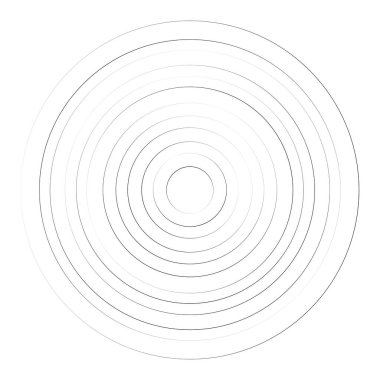 Eş merkezli, dairesel, ışıldayan daireler, halkalar
