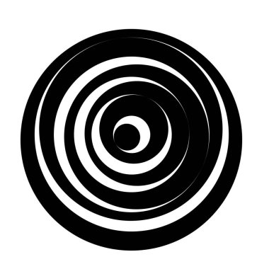 Eş merkezli, dairesel, ışıldayan daireler, halkalar