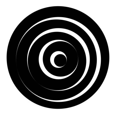 Eş merkezli, dairesel, ışıldayan daireler, halkalar