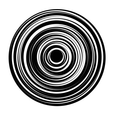 Eş merkezli, dairesel, ışıldayan daireler, halkalar