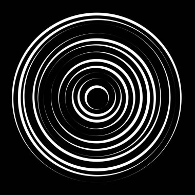 Eş merkezli, dairesel, ışıldayan daireler, halkalar