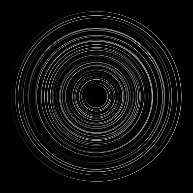 Eş merkezli, dairesel, ışıldayan daireler, halkalar