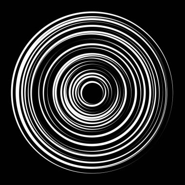 Eş merkezli, dairesel, ışıldayan daireler, halkalar