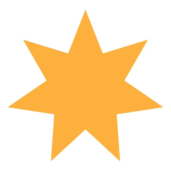 Символ Звезды Вектор Значка Звезды Векторная Иллюстрация Запаса Клип Арт — стоковый вектор