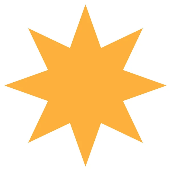Symbole Étoile Vecteur Icône Étoile Illustration Vectorielle Stock Graphiques Clip — Image vectorielle