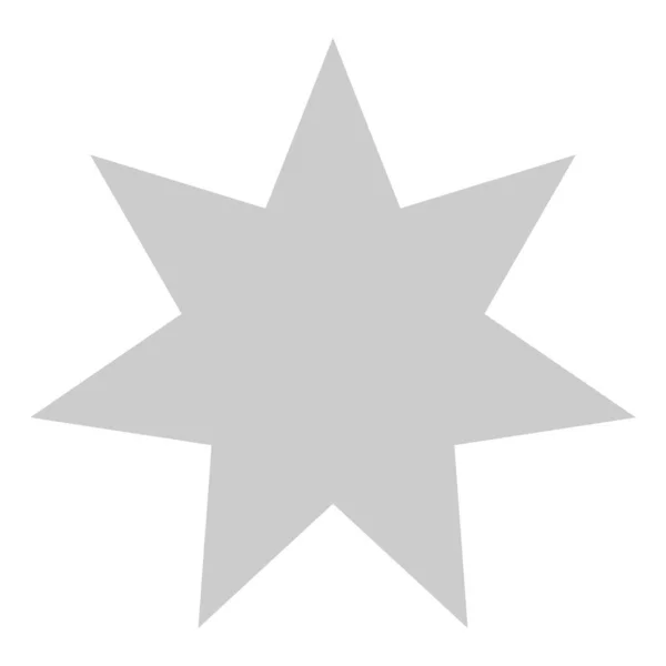 Símbolo Estrella Vector Icono Estrella Ilustración Vector Stock Gráficos Clip — Archivo Imágenes Vectoriales