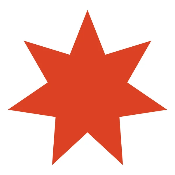 Símbolo Estrella Vector Icono Estrella Ilustración Vector Stock Gráficos Clip — Vector de stock