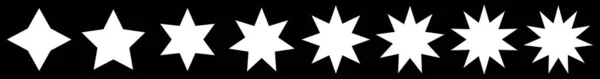 Csillag Szimbólum Csillag Ikon Vektor Stock Vektor Illusztráció Clip Art — Stock Vector