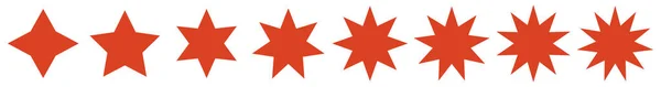 Star Symbol Stjärna Ikon Vektor Stock Vektor Illustration Clip Art — Stock vektor