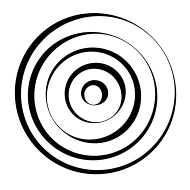 Eş merkezli, dairesel, ışıldayan daireler, halkalar