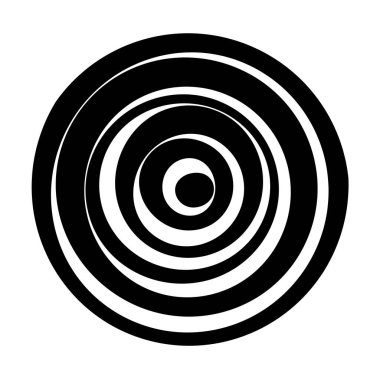 Eş merkezli, dairesel, ışıldayan daireler, halkalar