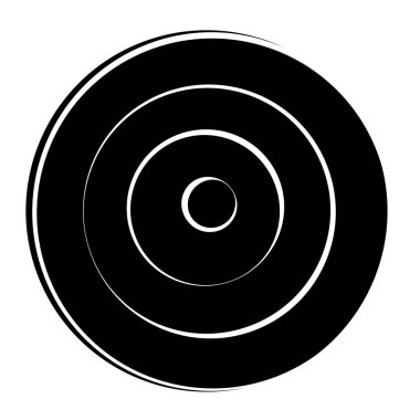 Eş merkezli, dairesel, ışıldayan daireler, halkalar