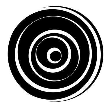 Eş merkezli, dairesel, ışıldayan daireler, halkalar