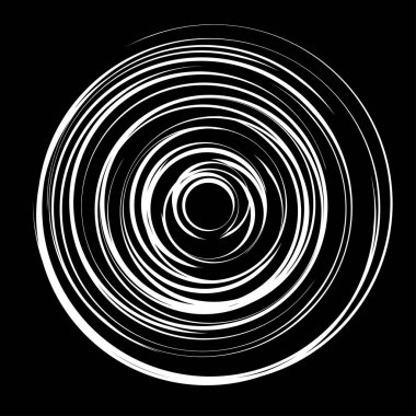 Eş merkezli, dairesel, ışıldayan daireler, halkalar