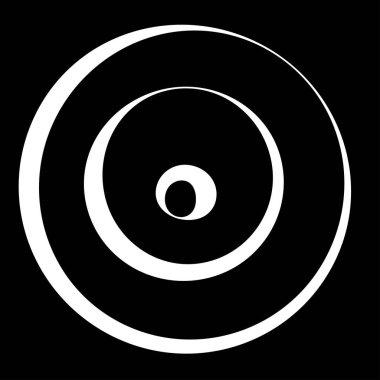 Eş merkezli, dairesel, ışıldayan daireler, halkalar