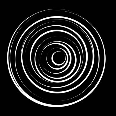 Eş merkezli, dairesel, ışıldayan daireler, halkalar