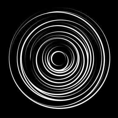 Eş merkezli, dairesel, ışıldayan daireler, halkalar