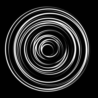 Eş merkezli, dairesel, ışıldayan daireler, halkalar